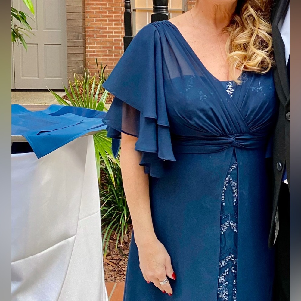 Maxi Blue Gown size 12